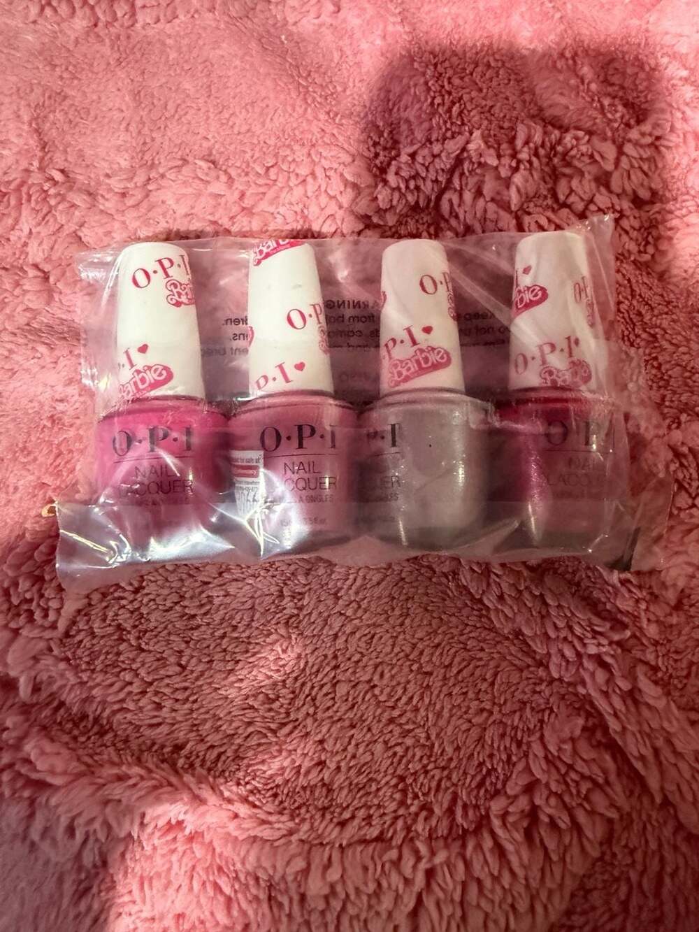 OPI Nail Lacquer Barbie The Movie Collection 4-Piece Set